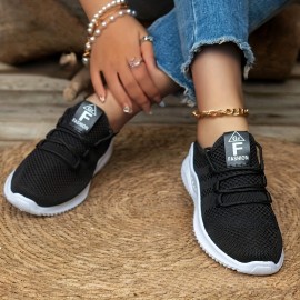 女性用軽量通気性ニットスニーカー - ピンクのカジュアルランニングシューズ、ソフトラバーソールで一日中快適、屋内外使用、レディーススニーカー 女性用軽量通気性ニットスニーカー - ピンクのカジュアルランニングシューズ、ソフトラバーソールで一日中快適、屋内外使用、レディーススニーカー