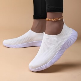 女性用通気性スリッポンスニーカー - 軽量ブラックロートップカジュアルシューズ、EVAソール付き、旅行・ハイキング・ランニング用、レディーススニーカー 女性用通気性スリッポンスニーカー - 軽量ブラックロートップカジュアルシューズ、EVAソール付き、旅行・ハイキング・ランニング用、レディーススニーカー