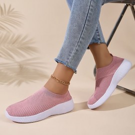 女性用通気性スリッポンスニーカー - 軽量ブラックロートップカジュアルシューズ、EVAソール付き、旅行・ハイキング・ランニング用、レディーススニーカー 女性用通気性スリッポンスニーカー - 軽量ブラックロートップカジュアルシューズ、EVAソール付き、旅行・ハイキング・ランニング用、レディーススニーカー