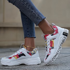 レディースファッションスニーカー、滑り止め耐久性のあるカジュアルスポーツシューズ、オールシーズンロートップレースアップ、プレーントゥ、ファブリックアッパー/インナーシューズ、MDソール、ファブリックインソール - 手洗い可能 レディースファッションスニーカー、滑り止め耐久性のあるカジュアルスポーツシューズ、オールシーズンロートップレースアップ、プレーントゥ、ファブリックアッパー/インナーシューズ、MDソール、ファブリックインソール - 手洗い可能