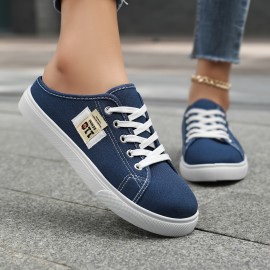 女性のファッションカジュアルローカットレースアップラウンドトゥ通気性のあるファブリックアッパーPVCソールファブリックインソールアウトドアスポーツシューズ、快適な滑り止め、女性のアウトドアアクティビティ用 女性のファッションカジュアルローカットレースアップラウンドトゥ通気性のあるファブリックアッパーPVCソールファブリックインソールアウトドアスポーツシューズ、快適な滑り止め、女性のアウトドアアクティビティ用