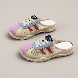 女性のカジュアルなホームリゾートシューズ - 新しい夏のカラーブロッキングデザイン 滑り止め付き、厚いソール3.5cm/1.38インチ、屋外ビーチ休暇に適しています。 女性のカジュアルなホームリゾートシューズ - 新しい夏のカラーブロッキングデザイン 滑り止め付き、厚いソール3.5cm/1.38インチ、屋外ビーチ休暇に適しています。