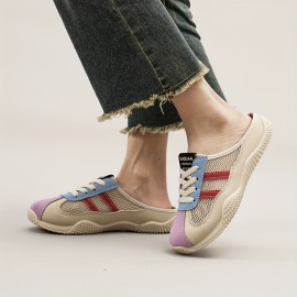 女性のカジュアルなホームリゾートシューズ - 新しい夏のカラーブロッキングデザイン 滑り止め付き、厚いソール3.5cm/1.38インチ、屋外ビーチ休暇に適しています。 女性のカジュアルなホームリゾートシューズ - 新しい夏のカラーブロッキングデザイン 滑り止め付き、厚いソール3.5cm/1.38インチ、屋外ビーチ休暇に適しています。