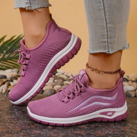 通気性のある女性用アスレチックスニーカー - 軽量、滑りにくいメッシュ製ウッパー付きウォーキング・トレーニング&カジュアルウェアランニングシューズ - ブラック 通気性のある女性用アスレチックスニーカー - 軽量、滑りにくいメッシュ製ウッパー付きウォーキング・トレーニング&カジュアルウェアランニングシューズ - ブラック