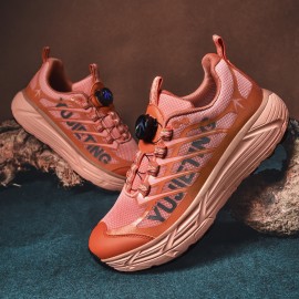 メンズ ランニングシューズ、通気性抜群、回転バックル、快適