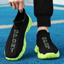 男性と女性のためのカジュアルなアスレチックシューズ、軽量なEVAソール、快適なファブリックリニング、スリッポンデザイン、スポーツとカジュアルな衣装に最適な通気性のあるメッシュミッドトップソックススニーカー 男性と女性のためのカジュアルなアスレチックシューズ、軽量なEVAソール、快適なファブリックリニング、スリッポンデザイン、スポーツとカジュアルな衣装に最適な通気性のあるメッシュミッドトップソックススニーカー