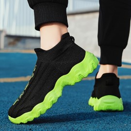 男性と女性のためのカジュアルなアスレチックシューズ、軽量なEVAソール、快適なファブリックリニング、スリッポンデザイン、スポーツとカジュアルな衣装に最適な通気性のあるメッシュミッドトップソックススニーカー 男性と女性のためのカジュアルなアスレチックシューズ、軽量なEVAソール、快適なファブリックリニング、スリッポンデザイン、スポーツとカジュアルな衣装に最適な通気性のあるメッシュミッドトップソックススニーカー