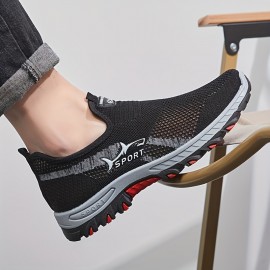 メンズ通気性メッシュスポーツシューズ、ブラック&グレー、赤いアクセント付き、モンクストラップファブリックアップパート、ゴムソール、ラウンドトゥデザイン、ロートップスタイル、春夏カジュアルスポーツスタイルに適しています。複数のカラーが用意されています。 メンズ通気性メッシュスポーツシューズ、ブラック&グレー、赤いアクセント付き、モンクストラップファブリックアップパート、ゴムソール、ラウンドトゥデザイン、ロートップスタイル、春夏カジュアルスポーツスタイルに適しています。複数のカラーが用意されています。