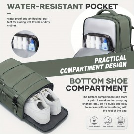 RyanairやEasyjet航空会社に適した旅行用バックパック：40×20×25cmのサイズはキャリーオン荷物サイズの要件を満たしており、座席下に収納でき、ラップトップコンパートメントと靴のセクションが分けられています。