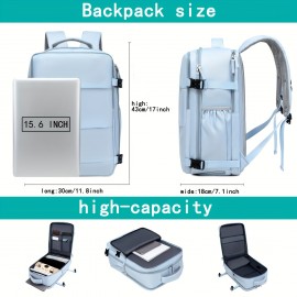 180°フルオープニングとクロージングキャリーオン荷物 - 耐久性、多層、パッド付きショルダーバックパック、ジッパークロージャー、靴コンパートメント、TSA承認、キャビン旅行、フィットネス、週末使用に最適、カジュアルスタイル、調整可能なストラップ、ポリエステル裏地、ウェットワイプクリーニング可能、週末バックパック | カジュアルスタイルバックパック | 調整可能なストラップバッグ 180°フルオープニングとクロージングキャリーオン荷物 - 耐久性、多層、パッド付きショルダーバックパック、ジッパークロージャー、靴コンパートメント、TSA承認、キャビン旅行、フィットネス、週末使用に最適、カジュアルスタイル、調整可能なストラップ、ポリエステル裏地、ウェットワイプクリーニング可能、週末バックパック | カジュアルスタイルバックパック | 調整可能なストラップバッグ