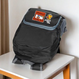 「アイスフレッシュレモネード」ダック＆レモンプリント付き軽量折りたたみバックパック1個 - ブルー ポリエステル トラベル＆キャンプバッグ、調節可能なストラップ、ジッパークロージャー、洗濯機可、アウトドア用バッグ | スポーティースタイル | 軽量バッグ、トラベールバックパック