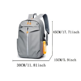 ファッション旅行用マッチングシングルアイテムワーク通勤バッグ スポーツバックパック 軽量大学生ブックバッグ ラップトップコンパートメント付きショルダーバッグ