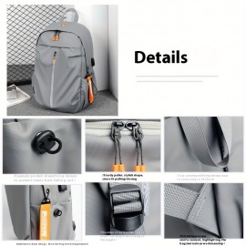 ファッション旅行用マッチングシングルアイテムワーク通勤バッグ スポーツバックパック 軽量大学生ブックバッグ ラップトップコンパートメント付きショルダーバッグ