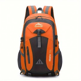 ハイキング、旅行、アウトドアアドベンチャー用の40リットルブラックオックスフォードバックパック - 軽量で耐久性があり、調節可能なストラップとデザイン、キャンプ、サイクリング、学生使用に最適 ハイキング、旅行、アウトドアアドベンチャー用の40リットルブラックオックスフォードバックパック - 軽量で耐久性があり、調節可能なストラップとデザイン、キャンプ、サイクリング、学生使用に最適