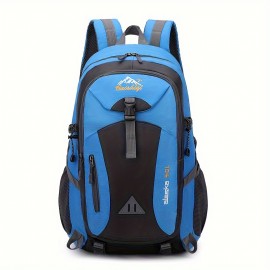 ハイキング、旅行、アウトドアアドベンチャー用の40リットルブラックオックスフォードバックパック - 軽量で耐久性があり、調節可能なストラップとデザイン、キャンプ、サイクリング、学生使用に最適 ハイキング、旅行、アウトドアアドベンチャー用の40リットルブラックオックスフォードバックパック - 軽量で耐久性があり、調節可能なストラップとデザイン、キャンプ、サイクリング、学生使用に最適