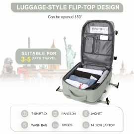 男性と女性の軽量ナイロン製トラベルバックパック、航空機持ち込み可能、調節可能なストラップ付きカジュアルスポーツデイパック、ジッパー開閉、ポリエステル裏地、ラップトップコンパートメント、手洗い可能 - レジャー、学校、仕事、ビジネス、ハイキングに最適