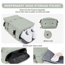 男性と女性の軽量ナイロン製トラベルバックパック、航空機持ち込み可能、調節可能なストラップ付きカジュアルスポーツデイパック、ジッパー開閉、ポリエステル裏地、ラップトップコンパートメント、手洗い可能 - レジャー、学校、仕事、ビジネス、ハイキングに最適