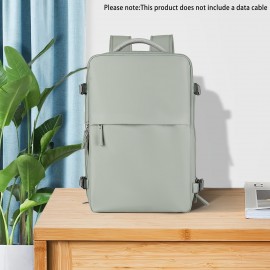 男性と女性の軽量ナイロン製トラベルバックパック、航空機持ち込み可能、調節可能なストラップ付きカジュアルスポーツデイパック、ジッパー開閉、ポリエステル裏地、ラップトップコンパートメント、手洗い可能 - レジャー、学校、仕事、ビジネス、ハイキングに最適