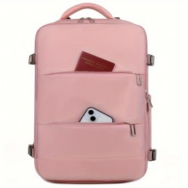 女性用大型旅行リュックサック多機能カジュアル航空会社ビジネスノートパソコンリュックサックUSB充電男性用ジムリュックサック