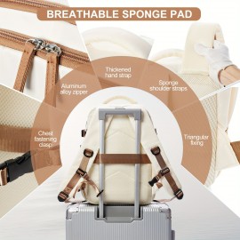 クーフェイ カジュアル デイパック バックパック シューズコンパートメント付き 軽量 ハイキング 旅行バッグ ジッパー開閉 ナイロン素材 ポリエステル裏地 調節可能なショルダーストラップ 未充電 ウェットワイプで拭き取り可能 ミリタリーグリーン