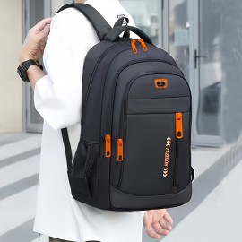 スタイリッシュな女性用カジュアルラップトップバックパック - 耐久性のあるナイロン製、調節可能なパッド入りショルダーストラップ、マルチコンパートメント＆ジッパーポケット、学校・仕事・旅行・通勤に最適な15インチラップトップスリーブ＆タブレットポケット付き - ブラック、ワークバッグ | スリークデザイン | 安全なジッパー開閉、かわいいラップトップバッグ