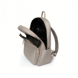 ヴィンテージ キルティング ショルダーバッグ レディース - ナイロン デイパック 調節可能なストラップ、ジッパー開閉、ポリエステル裏地 - 軽量、不可洗、格子柄 - 学生やママに最適 ヴィンテージ キルティング ショルダーバッグ レディース - ナイロン デイパック 調節可能なストラップ、ジッパー開閉、ポリエステル裏地 - 軽量、不可洗、格子柄 - 学生やママに最適