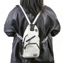 オックスフォードクロスショルダーバッグ、チェストバッグとしても使える、マルチカラーファッションシンプルトラベル学生用軽量バックパック オックスフォードクロスショルダーバッグ、チェストバッグとしても使える、マルチカラーファッションシンプルトラベル学生用軽量バックパック