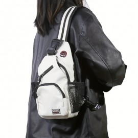 オックスフォードクロスショルダーバッグ、チェストバッグとしても使える、マルチカラーファッションシンプルトラベル学生用軽量バックパック オックスフォードクロスショルダーバッグ、チェストバッグとしても使える、マルチカラーファッションシンプルトラベル学生用軽量バックパック