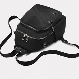 多機能レディースリュックサック、ナイロン製大容量バッグ、複数のコンパートメントと調節可能なストラップを備えたファッショナブルなクラシックデザインバッグ