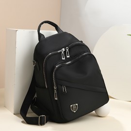 多機能レディースリュックサック、ナイロン製大容量バッグ、複数のコンパートメントと調節可能なストラップを備えたファッショナブルなクラシックデザインバッグ