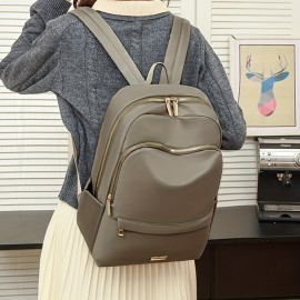 大容量の新しいカジュアルでミニマリストな多用途バックパック、大学生向けのスタイリッシュなナイロン通勤旅行バッグ。 大容量の新しいカジュアルでミニマリストな多用途バックパック、大学生向けのスタイリッシュなナイロン通勤旅行バッグ。