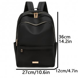 大容量の新しいカジュアルでミニマリストな多用途バックパック、大学生向けのスタイリッシュなナイロン通勤旅行バッグ。 大容量の新しいカジュアルでミニマリストな多用途バックパック、大学生向けのスタイリッシュなナイロン通勤旅行バッグ。