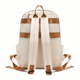 大容量の新しいカジュアルでミニマリストな多用途バックパック、大学生向けのスタイリッシュなナイロン通勤旅行バッグ。 大容量の新しいカジュアルでミニマリストな多用途バックパック、大学生向けのスタイリッシュなナイロン通勤旅行バッグ。