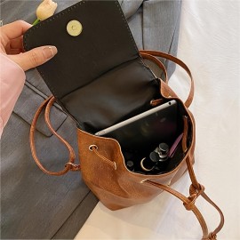 女性用スタイリッシュな大容量バックパック - ドローストリングクロージャー、フラップカバー&調節可能なストラップ付きカジュアルデイパック、コーヒーブラウン、ライトブラウン&ブラック、多機能キャリーオール | ミニマリストバックパック | 耐久性のあるバックパック、旅行用バックパック 女性用スタイリッシュな大容量バックパック - ドローストリングクロージャー、フラップカバー&調節可能なストラップ付きカジュアルデイパック、コーヒーブラウン、ライトブラウン&ブラック、多機能キャリーオール | ミニマリストバックパック | 耐久性のあるバックパック、旅行用バックパック