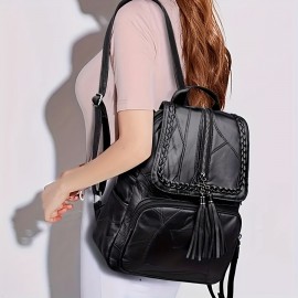 女性用ショルダーバッグ1個、新しいソフト学生バッグ、ランダムなプルヘッド方向の女性用トラベルバックパック 女性用ショルダーバッグ1個、新しいソフト学生バッグ、ランダムなプルヘッド方向の女性用トラベルバックパック